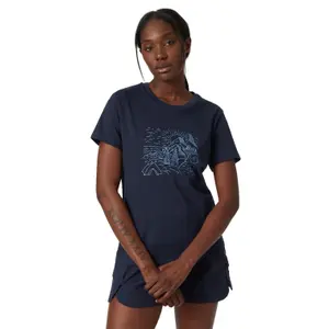 Damski bawełniany T-shirt Helly Hansen F2F Organic 2.0 image-1