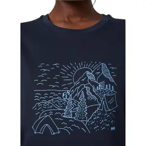 Damski bawełniany T-shirt Helly Hansen F2F Organic 2.0 image-5