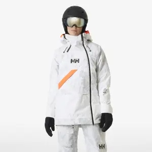 Women's hooded ski jacket Helly Hansen Powchaser Asym image-1