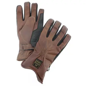 Winter leather motorcycle gloves Helstons Benson image-1