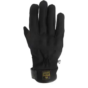 Stretch leather winter motorcycle gloves Helstons Justin image-1