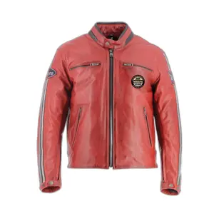 Chaqueta de cuero de moto Helstons Ace Rag image-0