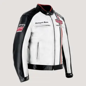 Motorcycle leather jacket Helstons Jay (Motul) image-1