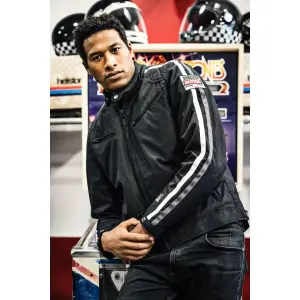 Veste moto tissu technique Helstons Racing (Motul) image-3