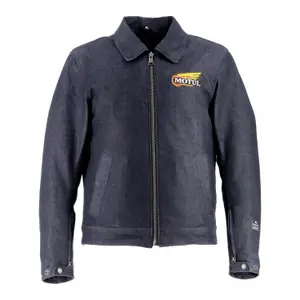 Reinforced cotton canvas motorcycle jacket Helstons Mecanic (Motul) image-0