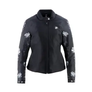 Chaqueta de moto de tejido técnico para mujer Helstons Rosa image-0