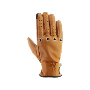 Summer leather motorcycle gloves Helstons Shine image-0