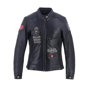 Veste cuir moto femme Helstons VD - Pretty image-0