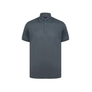 Poloshirt i genbrugspolyester Henbury