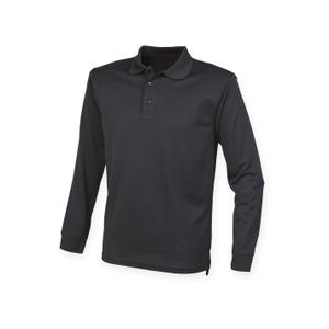 h478-black-polo-met-lange-mouwen-henbury-cool-plus-zwart-zwart