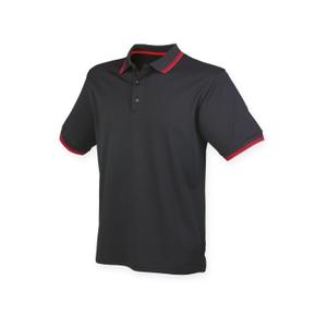 Polo shirt with piping Henbury Cool Plus