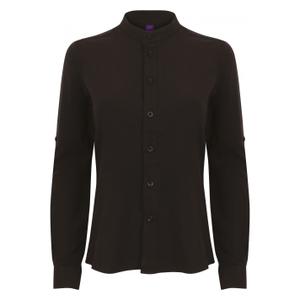 h593-black-women-s-mao-collar-shirt-henbury-black