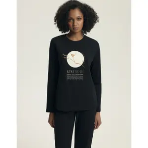 Piżama damska z długim rękawem Henderson Dairoku image-1