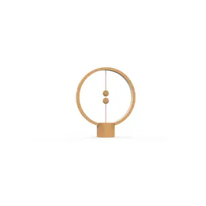 Round wooden balance lamp Heng image-0
