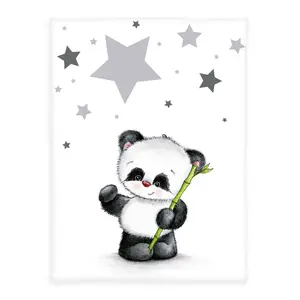 Couverture polaire microfibre Herding Panda image-0