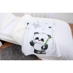 Couverture polaire microfibre Herding Panda image-1