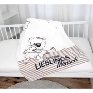 Microfiber baby blanket Herding Lieblingsmensch image-1