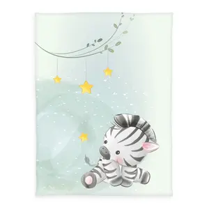 Baby blanket Herding Zebra image-0