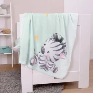 Baby blanket Herding Zebra image-1