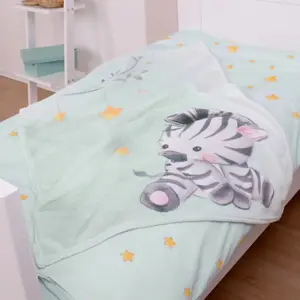 Baby blanket Herding Zebra image-3