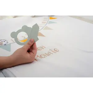 Milestone blanket/monthly blanket for baby Herding Waldfreunde Meilenstein image-3