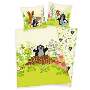 Baby flannel bedding Herding image-0