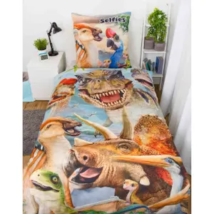 Dinosaur bedding for kids Herding image-1