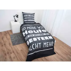 Children's bedding Herding Sprüche “So müde…” image-1