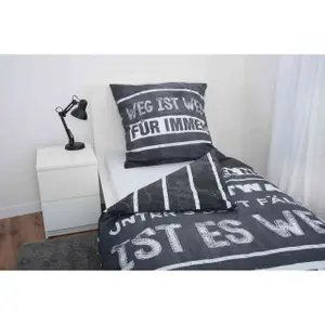 Children's bedding Herding Sprüche “Faulheitsregel…” image-2