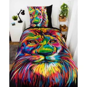 Biancheria da letto in satin Herding Bureau-Artistique "Löwe" image-1