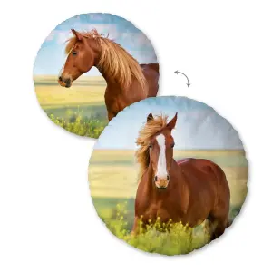 Coussin rond décoratif Herding Velboa image-0