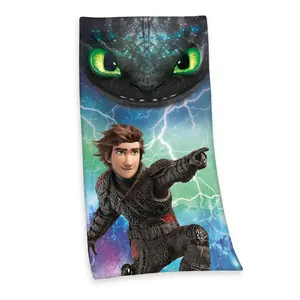 Bath towel Herding Dragons image-0