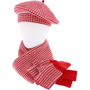 Women's Beret and Scarf Set Herman Belgium Janice
