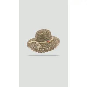 Straw hat woman Herman Belgium Jill image-1
