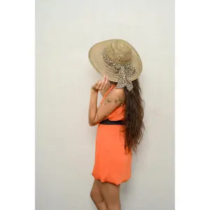 Woman hat Herman Belgium Parrot image-2
