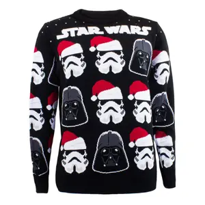 Sweatshirt Heroes Inc Star Wars Christmas Jumper Darth Vader / Stormtrooper