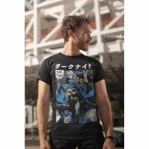 dc comics heroes t-shirt Heroes Inc Batman Manga Cover image-1