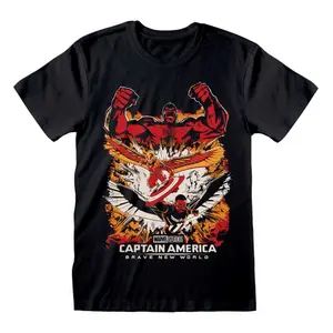 T-shirt Heroes Inc Captain America Brave New World Montage image-0