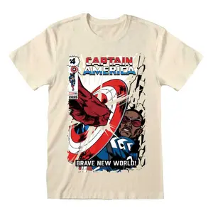 Camiseta Heroes Inc Captain America Brave New World Impact image-0