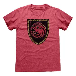 T-Shirt Heroes Inc House of the Dragon T-Shirt Targaryen Crest image-0