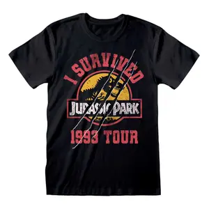 T-Shirt Heroes Inc Jurassic Park I Survived 1993