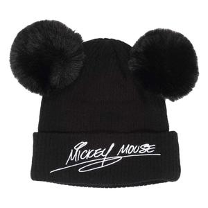 mic03879bpbos-gorro-con-doble-pompon-heroes-inc-mickey-mouse-negro-tu