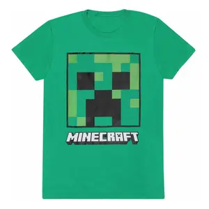 T-Shirt Heroes Inc Minecraft Creeper Face image-0