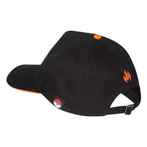 pok03046cabos-casquette-de-baseball-hip-hop-salameche-heroes-inc-pokemon-noir-orange-tu