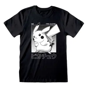 T-shirt Heroes Inc Pokemon Halftone Pikachu image-0