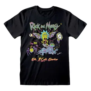 T-shirt Heroes Inc Rick and Morty Oh It Gets Darker image-0