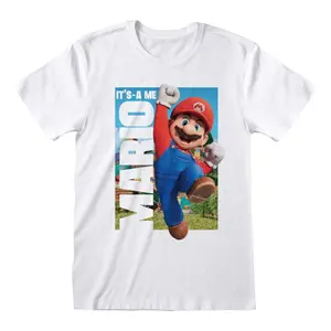 Camiseta Heroes Inc Super Mario Bros It's A Me Mario Fashion image-0