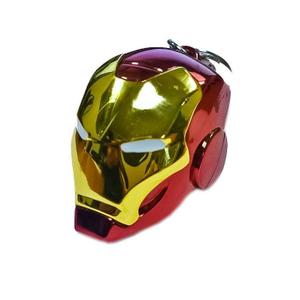 smk002-porte-cle-metal-heroes-inc-marvel-iron-man-helmet-rouge-or-5-cm