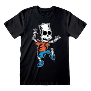 T-shirt Heroes Inc Simpsons Skeleton Bart image-0