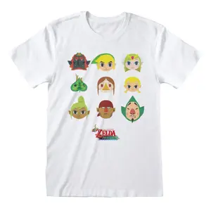 T-shirt Heroes Inc Legend of Zelda Wind Waker Faces image-0